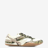 MIU MIU - Women Python Print Sneakers