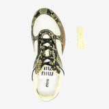 MIU MIU - Women Python Print Sneakers