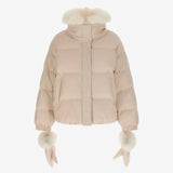 Pink jacket, front view