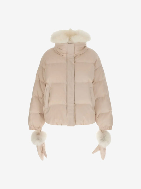 Pink jacket, front view