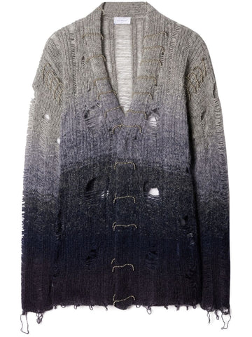 OFF-WHITE Men Distressed Mohair Cardigan – Atelier New York