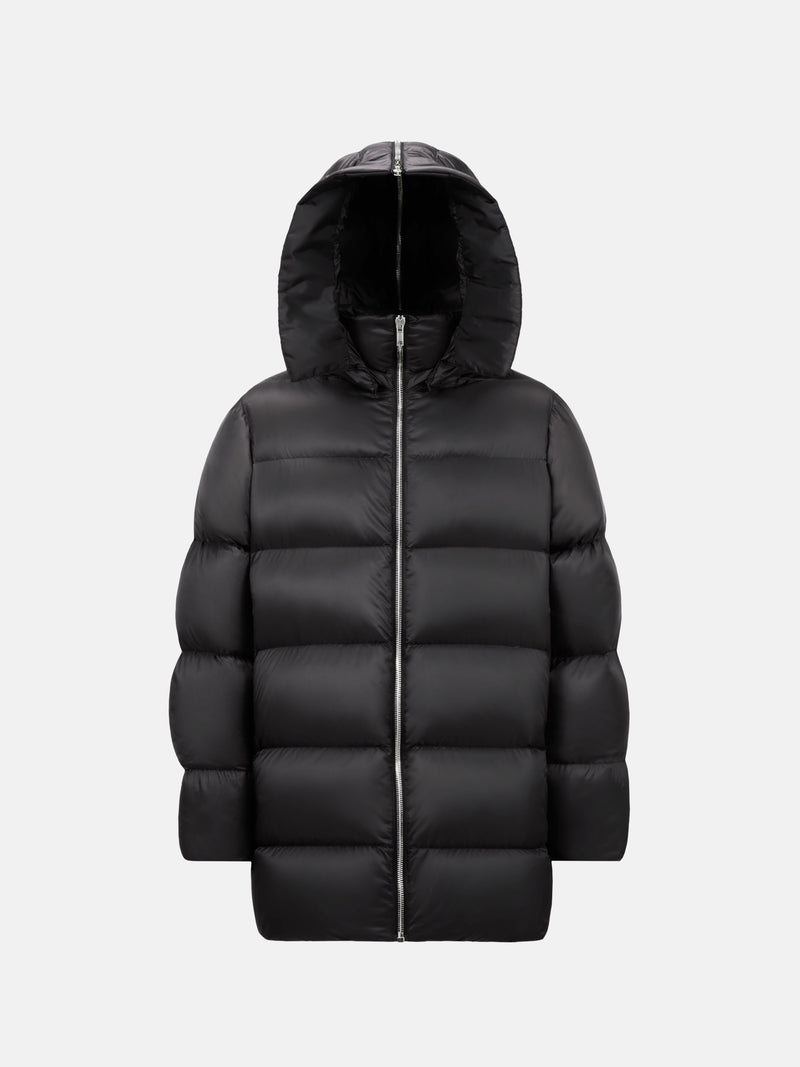 RICK OWENS X MONCLER - Unisex Woven Hooded Cyclopic Coat