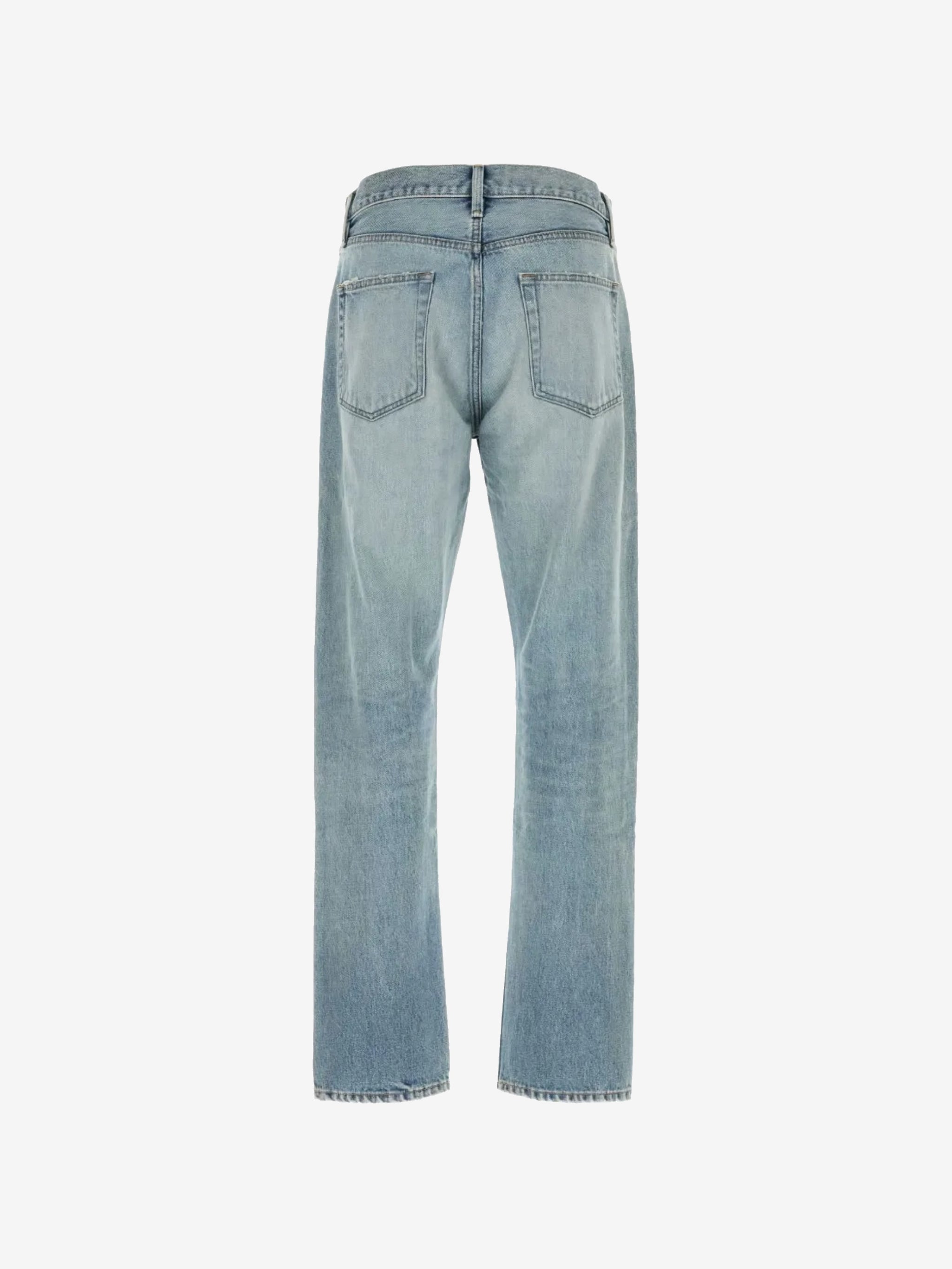 Blue jeans, back view