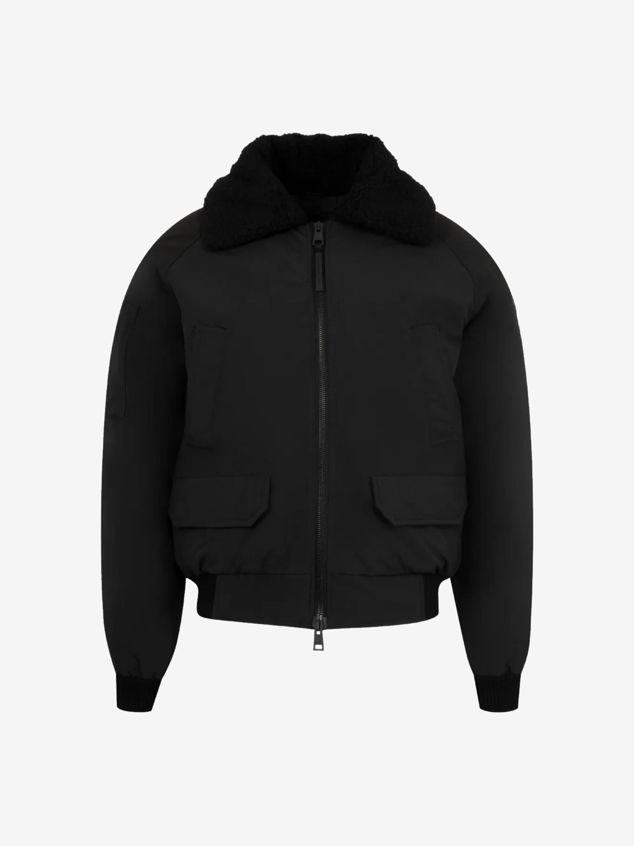 Black bomber, front view