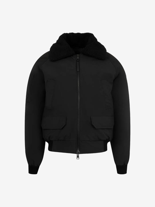 Black bomber, front view