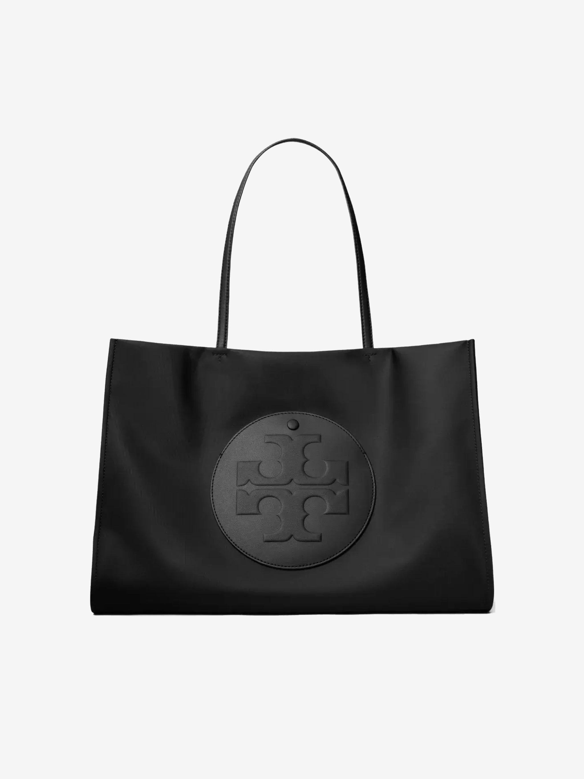 Black tote bag,front view