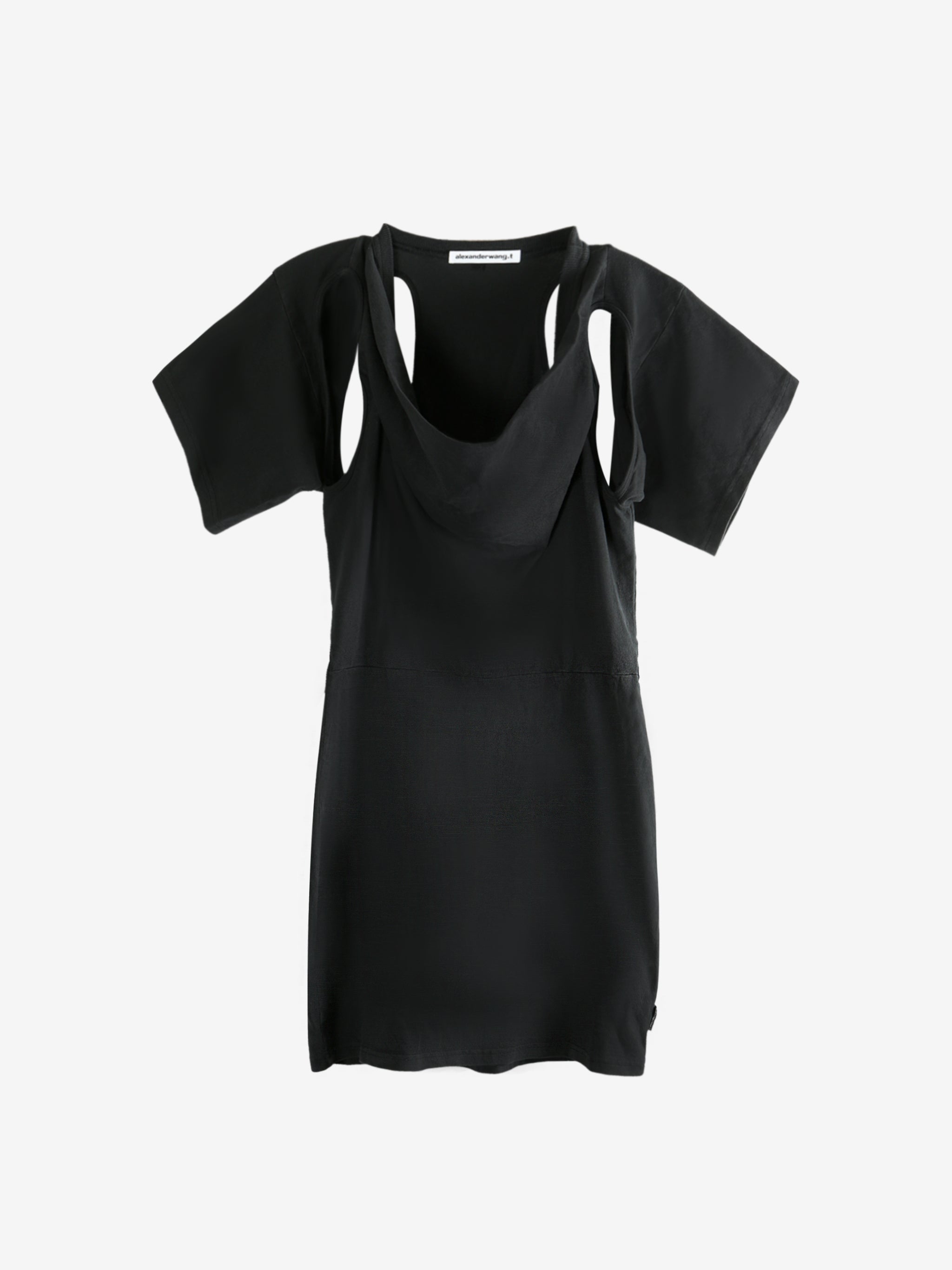 Black dress, front view