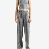 Grey t-shirt, full body view