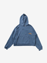 Navy sweatshirt, front view