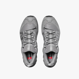 Grey sneakers, top view