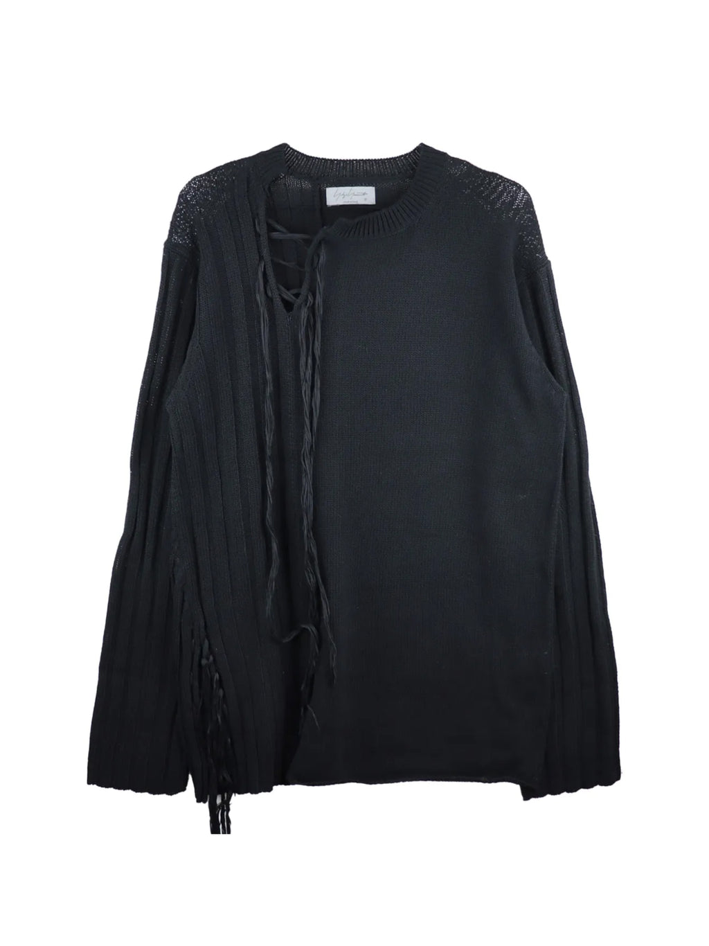 YOHJI YAMAMOTO POUR HOMME - Men Hanging Long Sleeve String Sweater