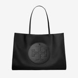 Black tote bag,front view