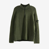 Green shirt, front view