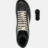 RICK OWENS - Men Leather High Vintage Sneakers
