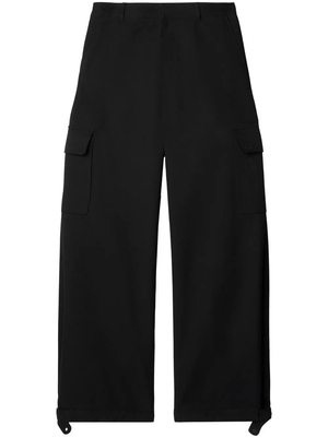 OFF-WHITE Men OW Embroidery Drill Cargo Pants