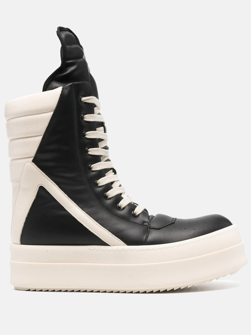 RICK OWENS - Men Scarpe In Pelle - Mega Geobasket Sneakers