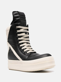 RICK OWENS - Men Scarpe In Pelle - Mega Geobasket Sneakers