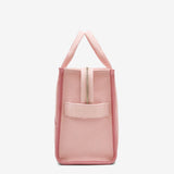 Pink bags, side view