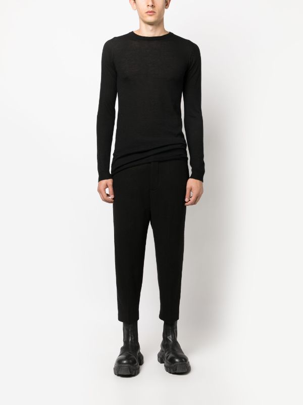 RICK OWENS Men Astaires Cropped Pants – Atelier New York