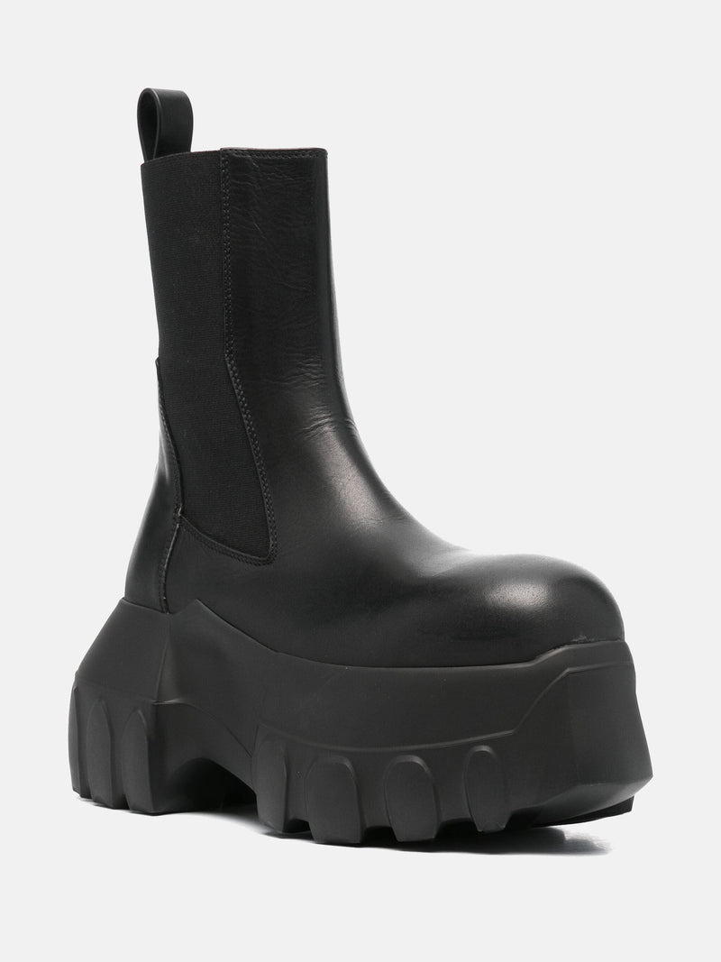 RICK OWENS - Women Beatle Mega Tractor Boots