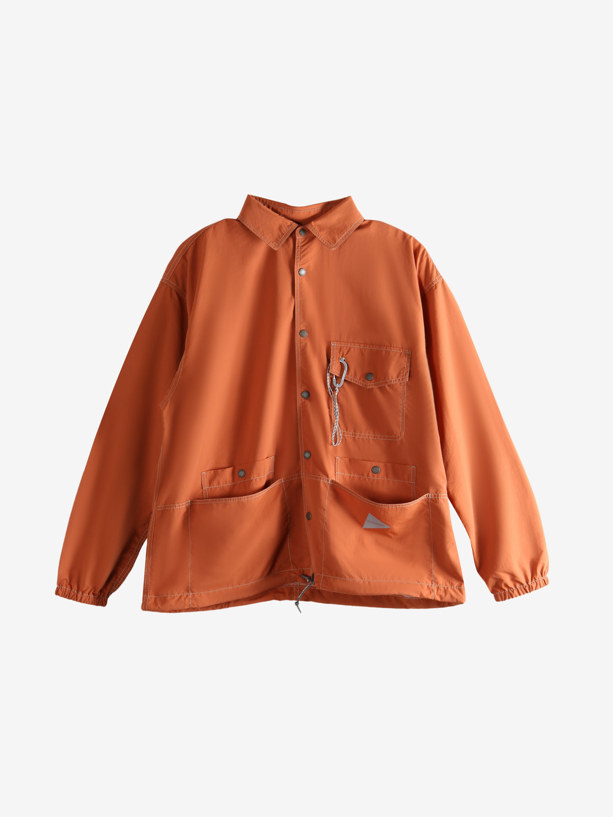 Orange jacket, front view