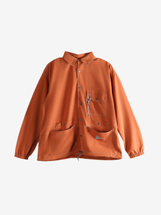 Orange jacket, front view