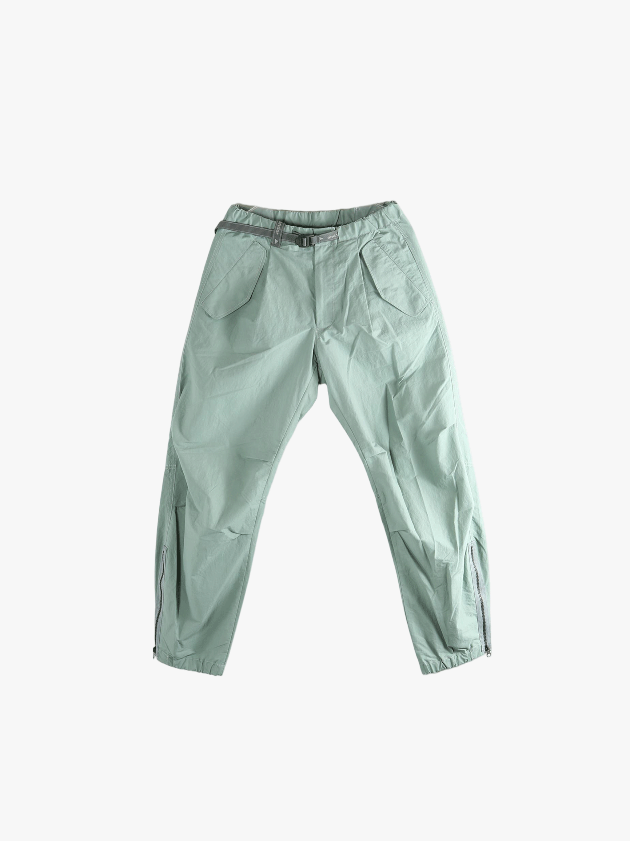 Blue pants, front view