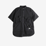 Black shirts, front view