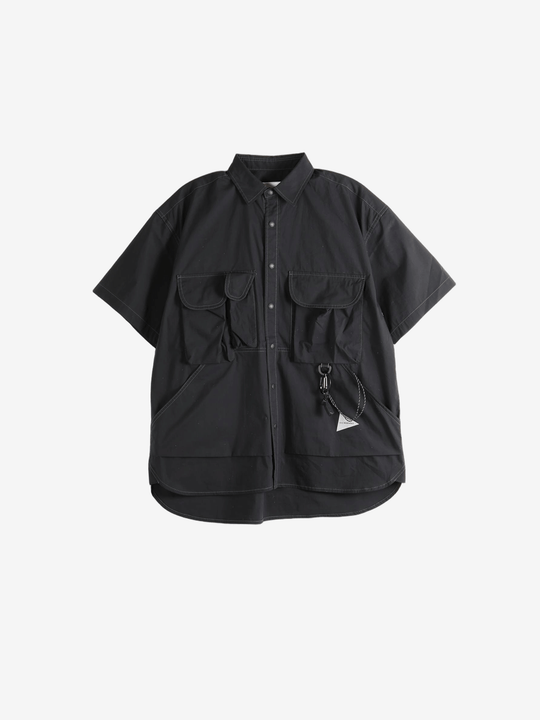 Black shirts, front view