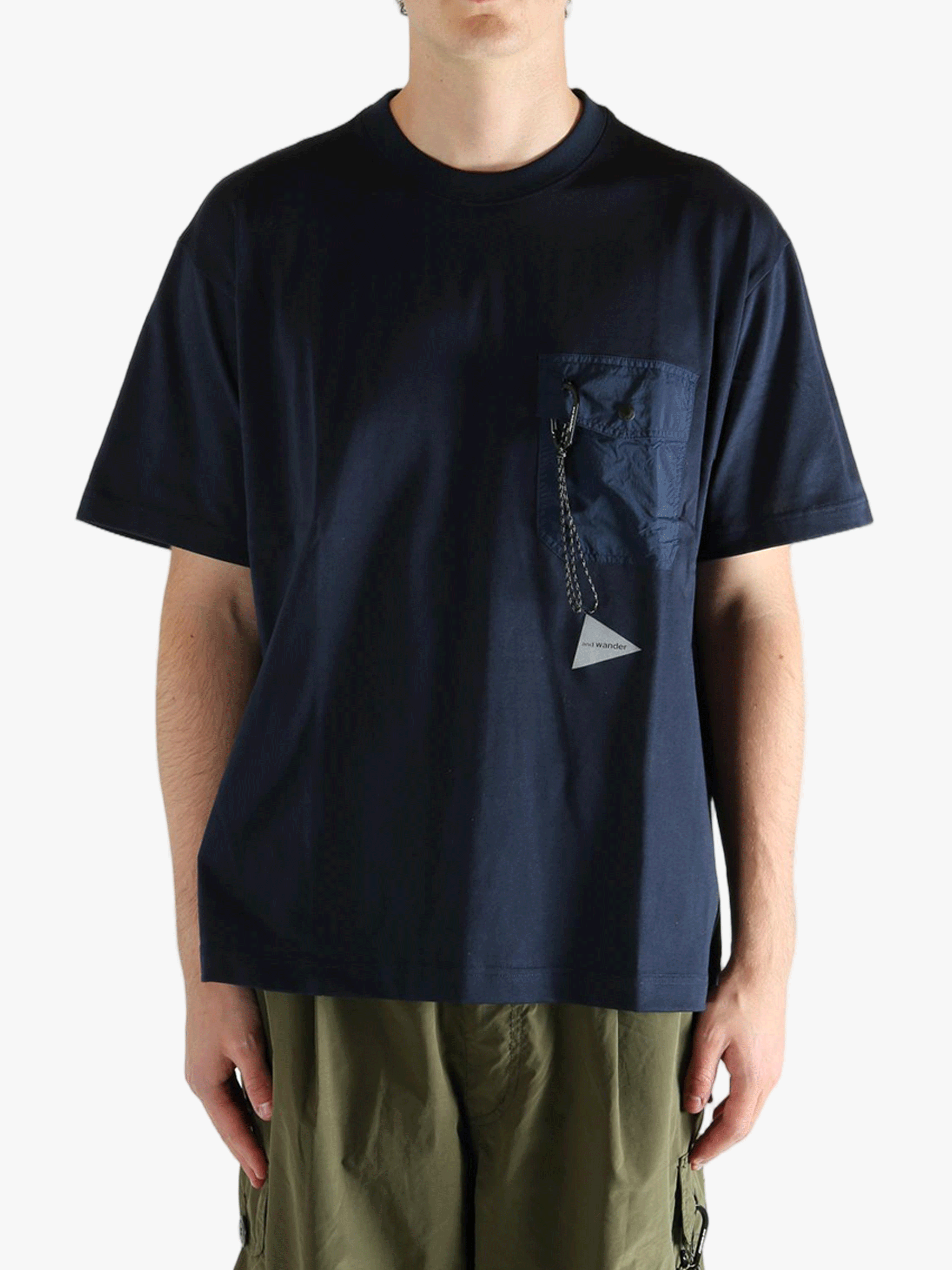 Blue shirt worn by a person, showing the  shirt's fit