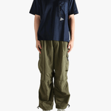 Blue shirt, full body view