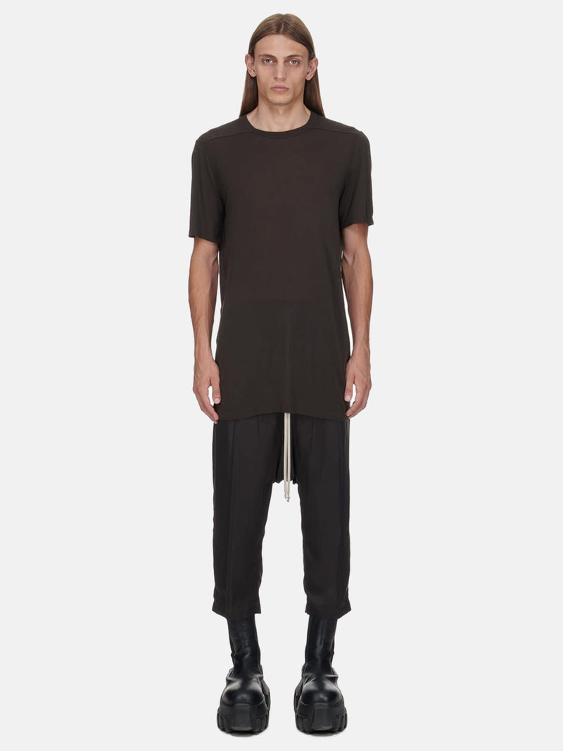 RICK OWENS - Men Charmeuse Drawstring Cropped Pants