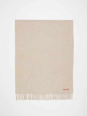 ACNE STUDIOS - Unisex Fringe Oversized Wool Scarf