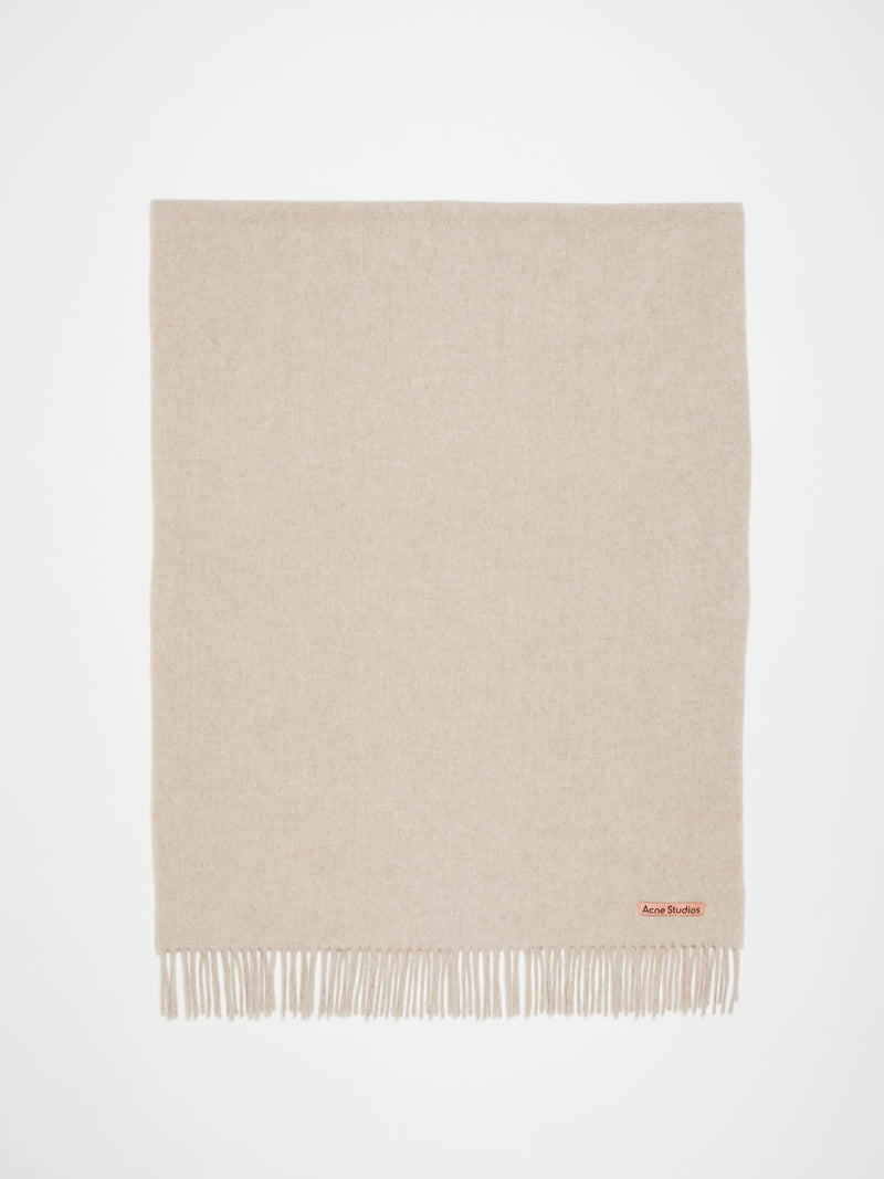 ACNE STUDIOS - Unisex Fringe Oversized Wool Scarf