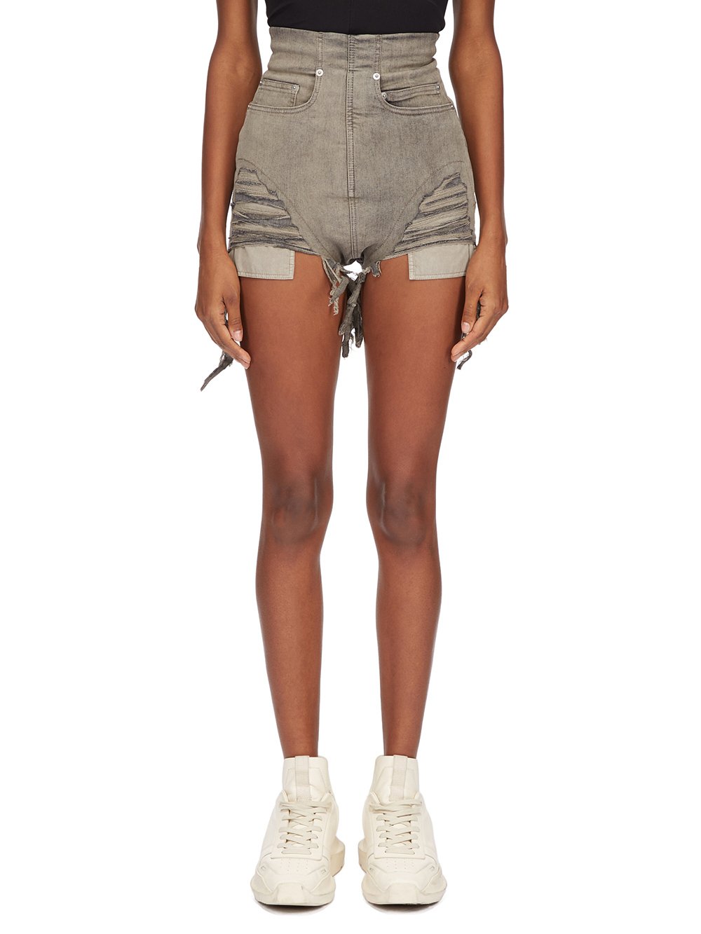 Rick owens denim on sale shorts