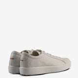 White sneakers, back view