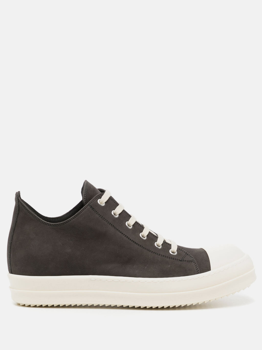 RICK OWENS - Men Leather Low Sneakers