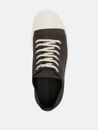 RICK OWENS - Men Leather Low Sneakers