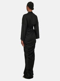 RICK OWENS - Women Wrap Gown Dress