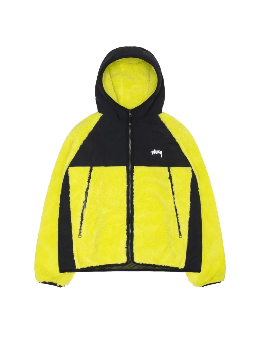 STUSSY - Men Sherpa Paneled Hooded Jacket