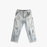 Blue jeans, front view