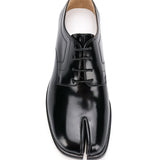 black shoes, top view