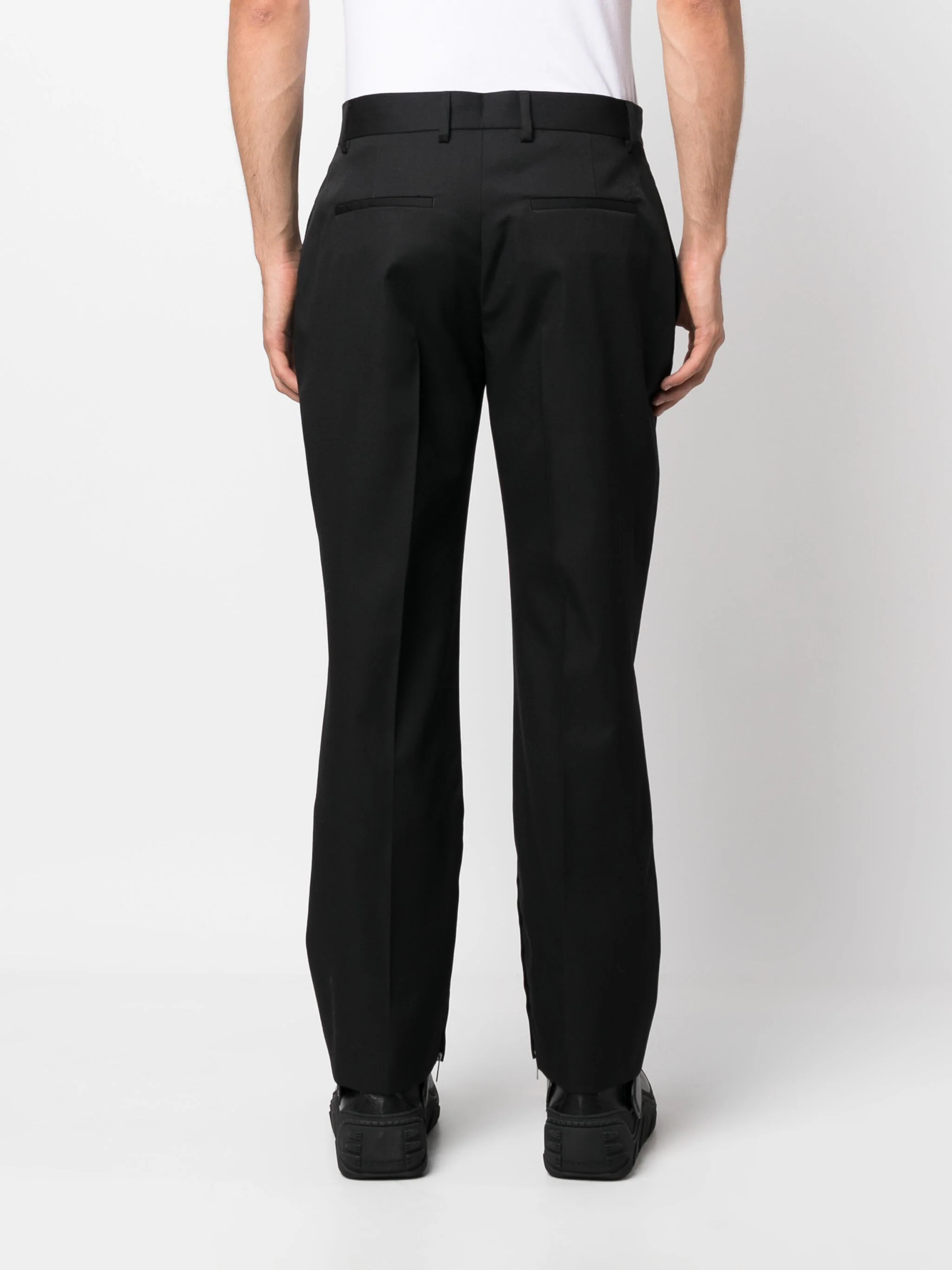 OFF-WHITE Men OW Embroidery Wool Slim Zip Pants – Atelier New York