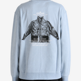Grey hoodie, full body view