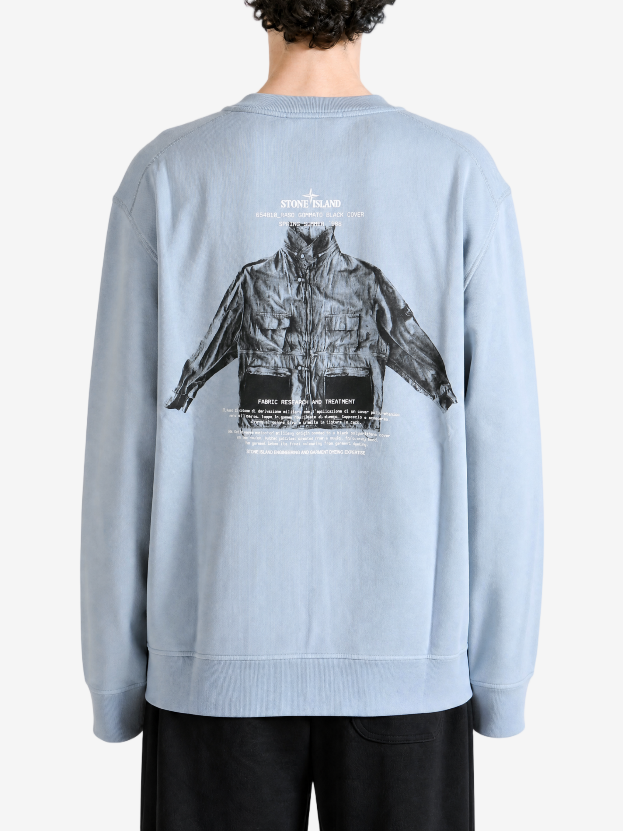 Grey hoodie, full body view