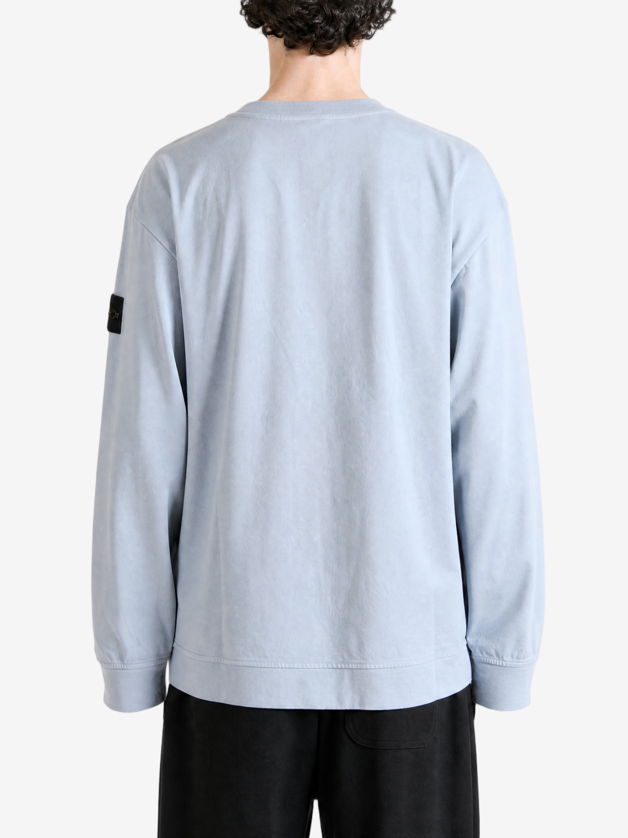 Grey hoodie, full body view