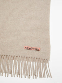 ACNE STUDIOS - Unisex Fringe Oversized Wool Scarf