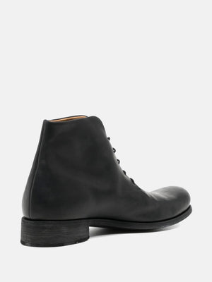 MA+ - Men One Piece Leather Short Boots