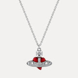VIVIENNE WESTWOOD - Women New Diamante Heart Pendant