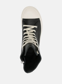 RICK OWENS - Women Leather Mega Bumper Sneaks